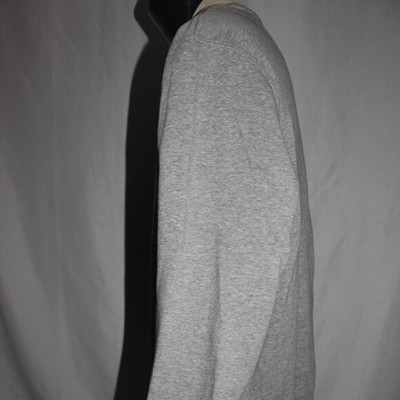 Vintage 90s Y2K Nike Swoosh Spellout Gray Crewneck Sweatshirt Men's X-Large - Picture 5 of 12